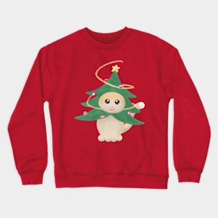 Christmas tree cat Crewneck Sweatshirt